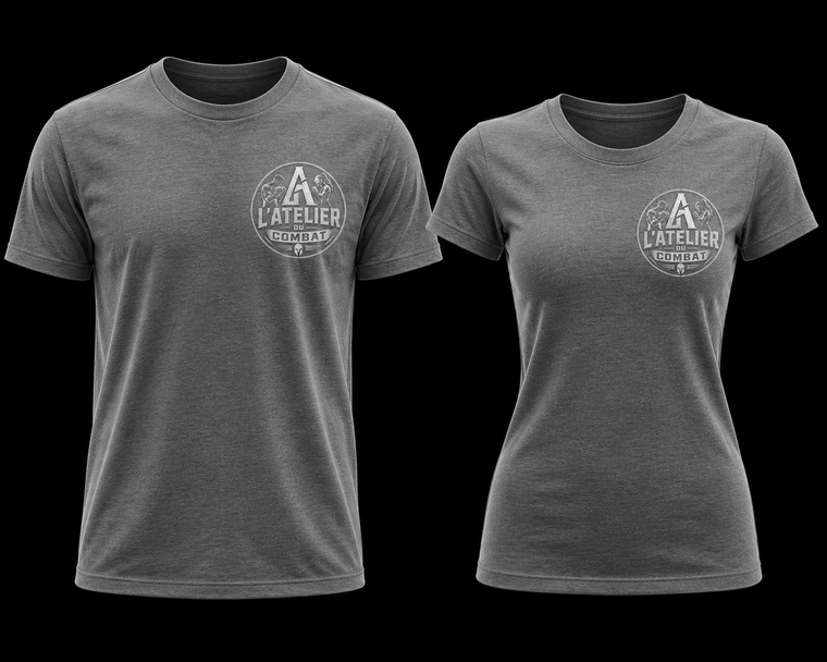 Tee-shirt gris L'Atelier du Combat